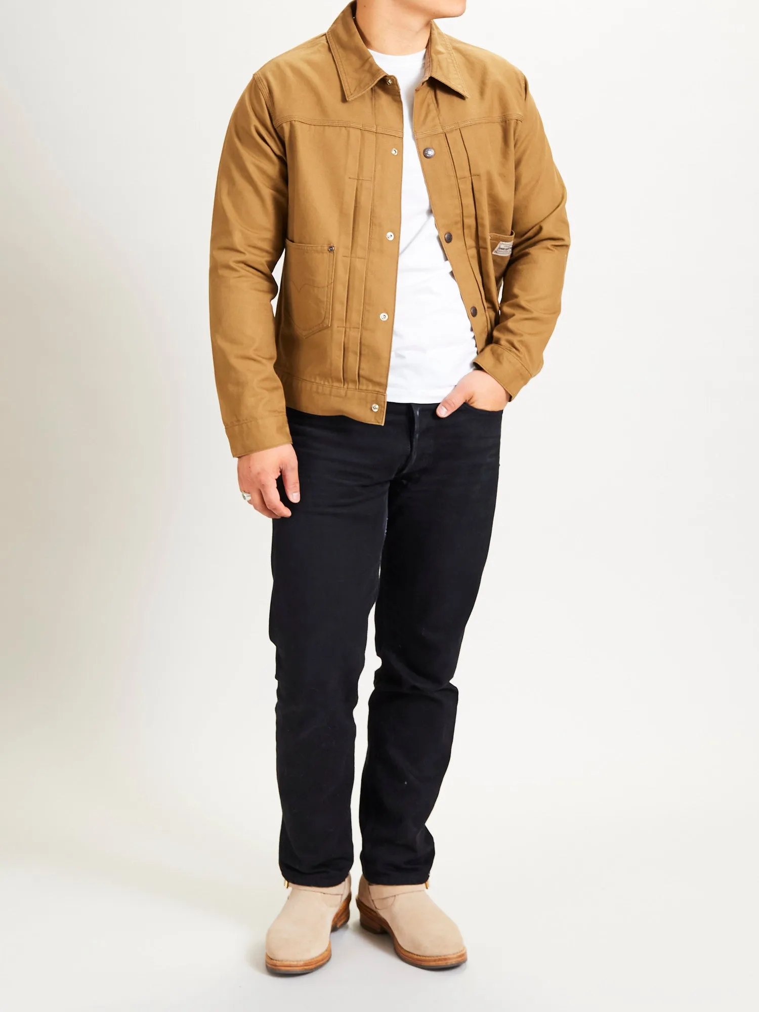 222WJ Duck Canvas Jacket in Brown