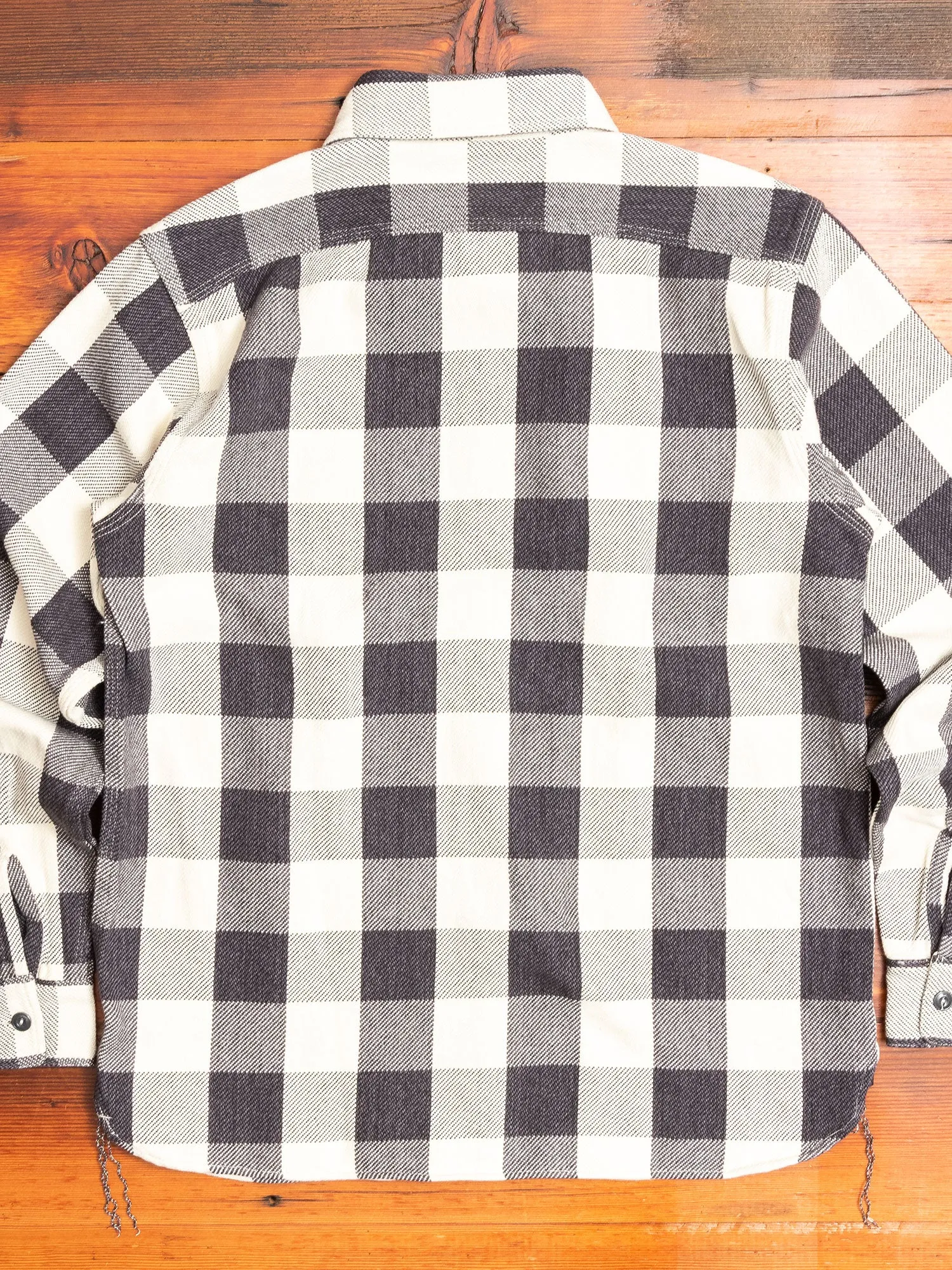 720WS Heavy Flannel Shirt in White