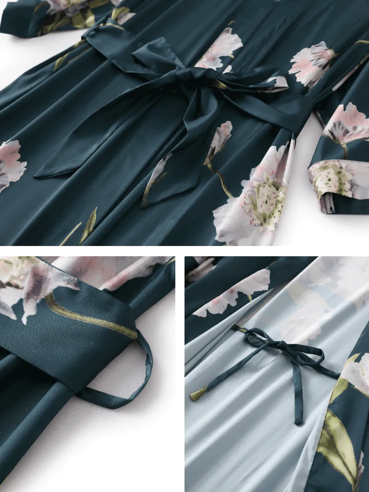 Blooming Anemone Kimono Robe