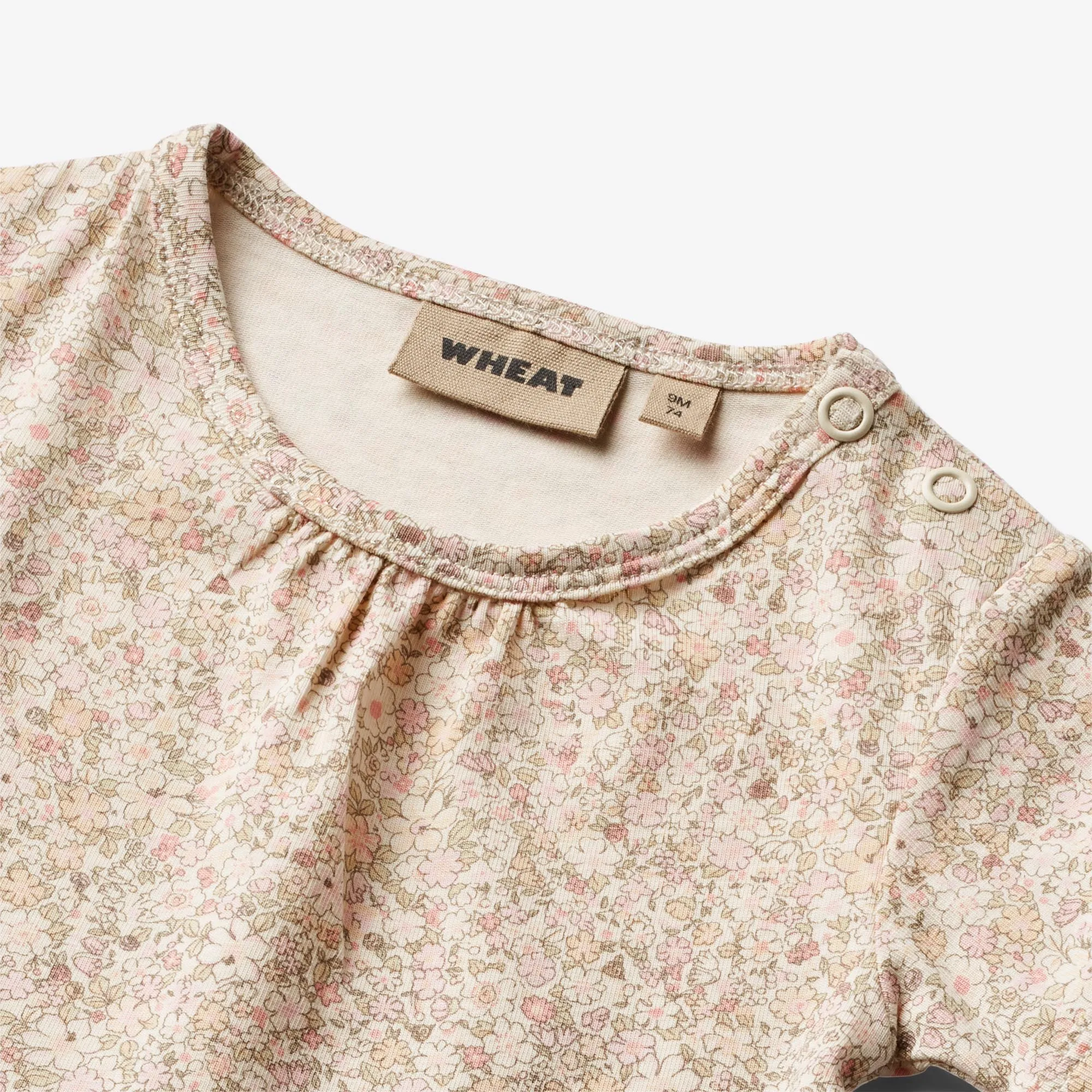 Body S/S Linette | Baby - cream flower meadow