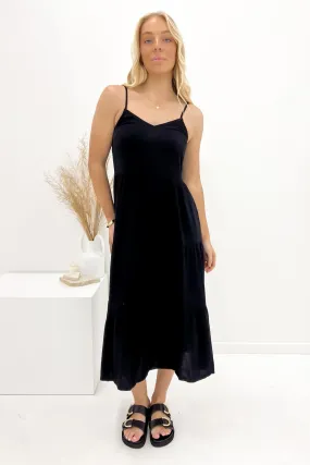 Bridey Midi Dress Black