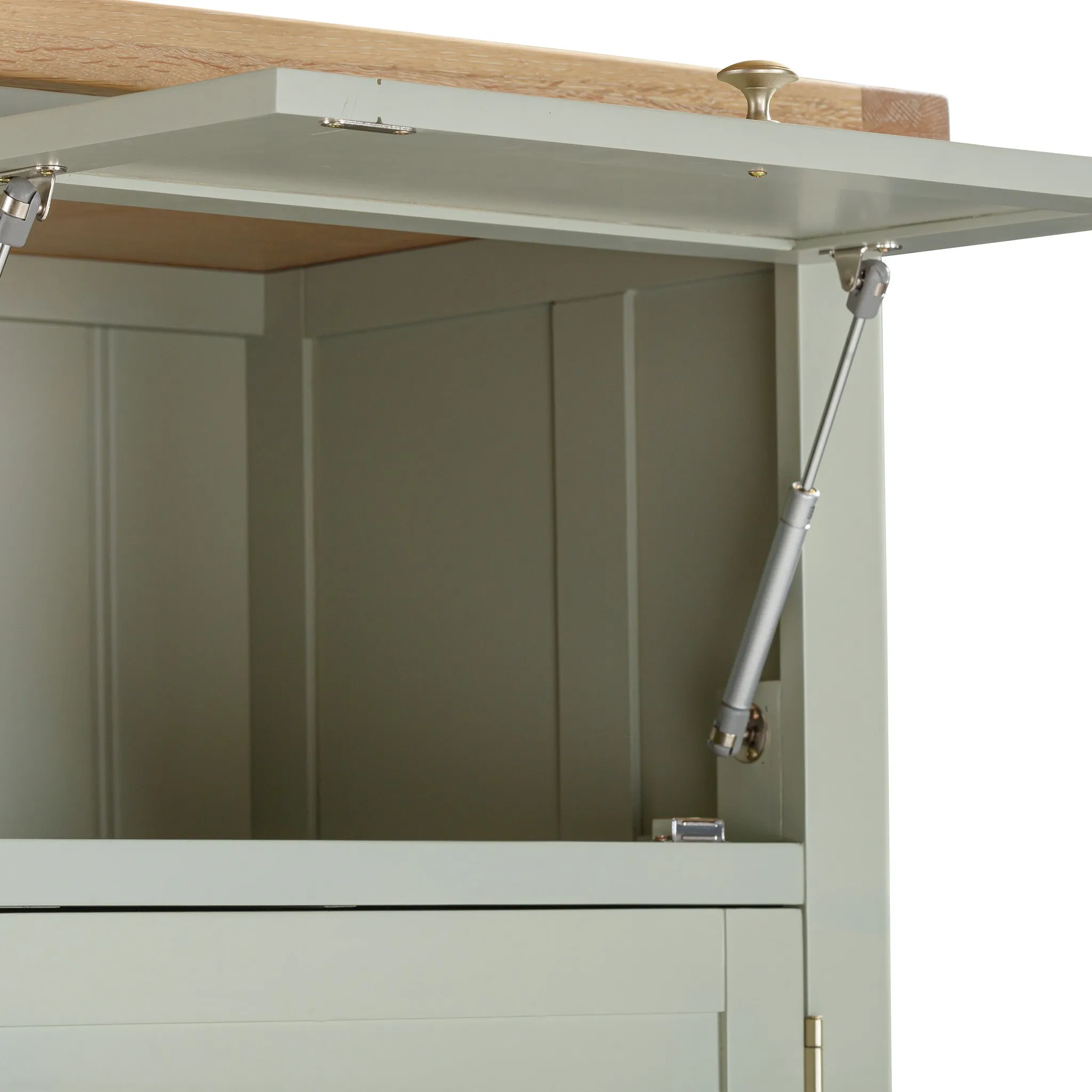 Burford Single Larder Unit in Sage Green