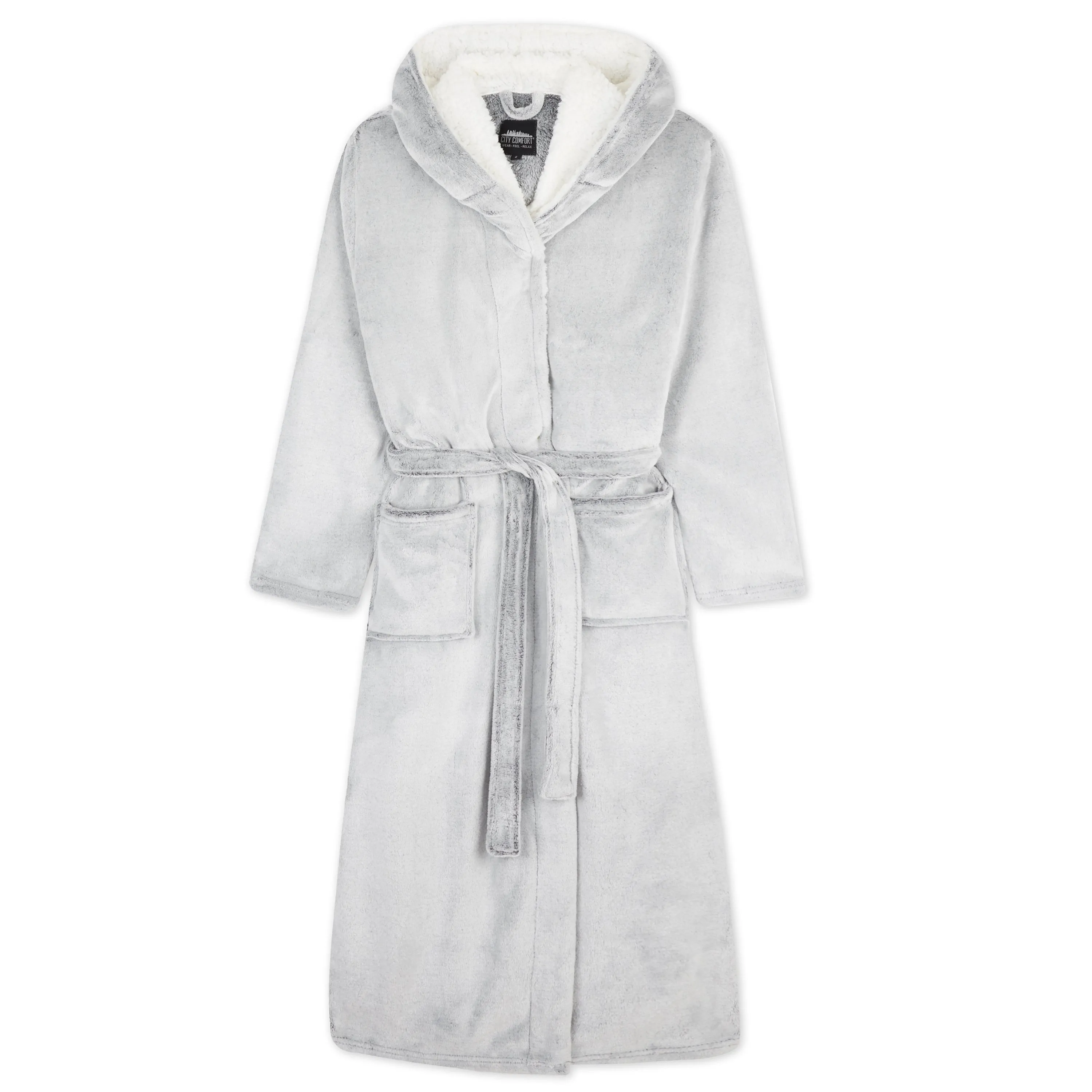 CityComfort Ladies Dressing Gown Soft Plush Bath Robe for Women