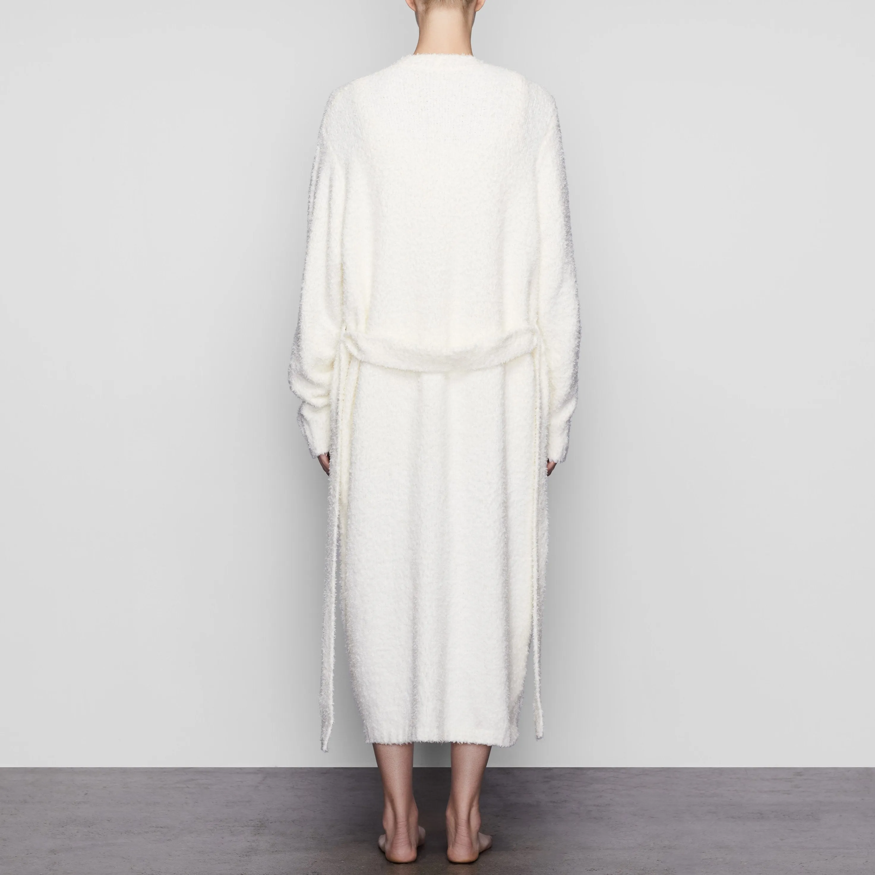 COZY KNIT ROBE  | BONE