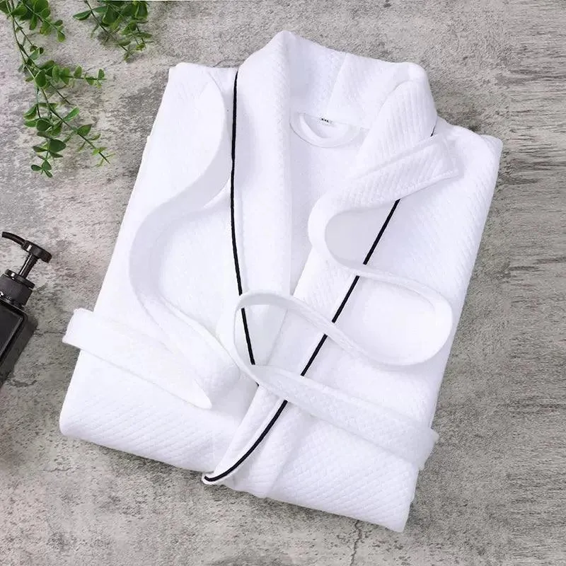 Cozy Unisex Hooded Cotton Bathrobe for Ultimate Comfort and Relaxation