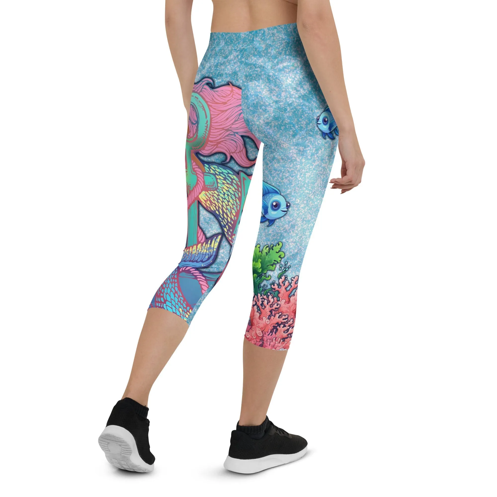 Darker Skin Mermaid Capris