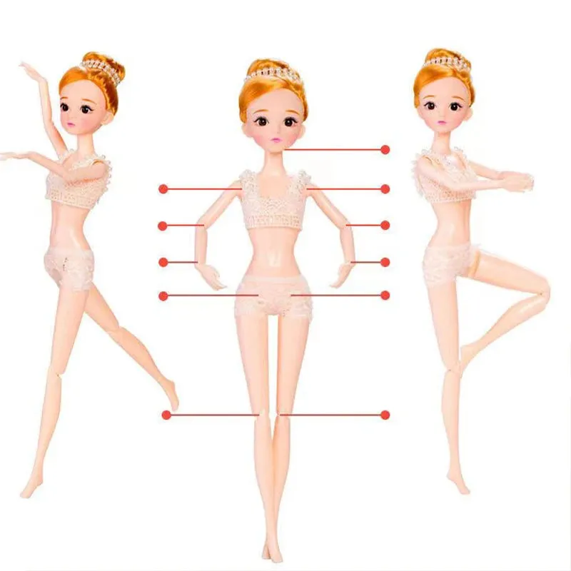 Elegant 32cm Ballet Doll with 11 Joints - Perfect for Dance Lovers