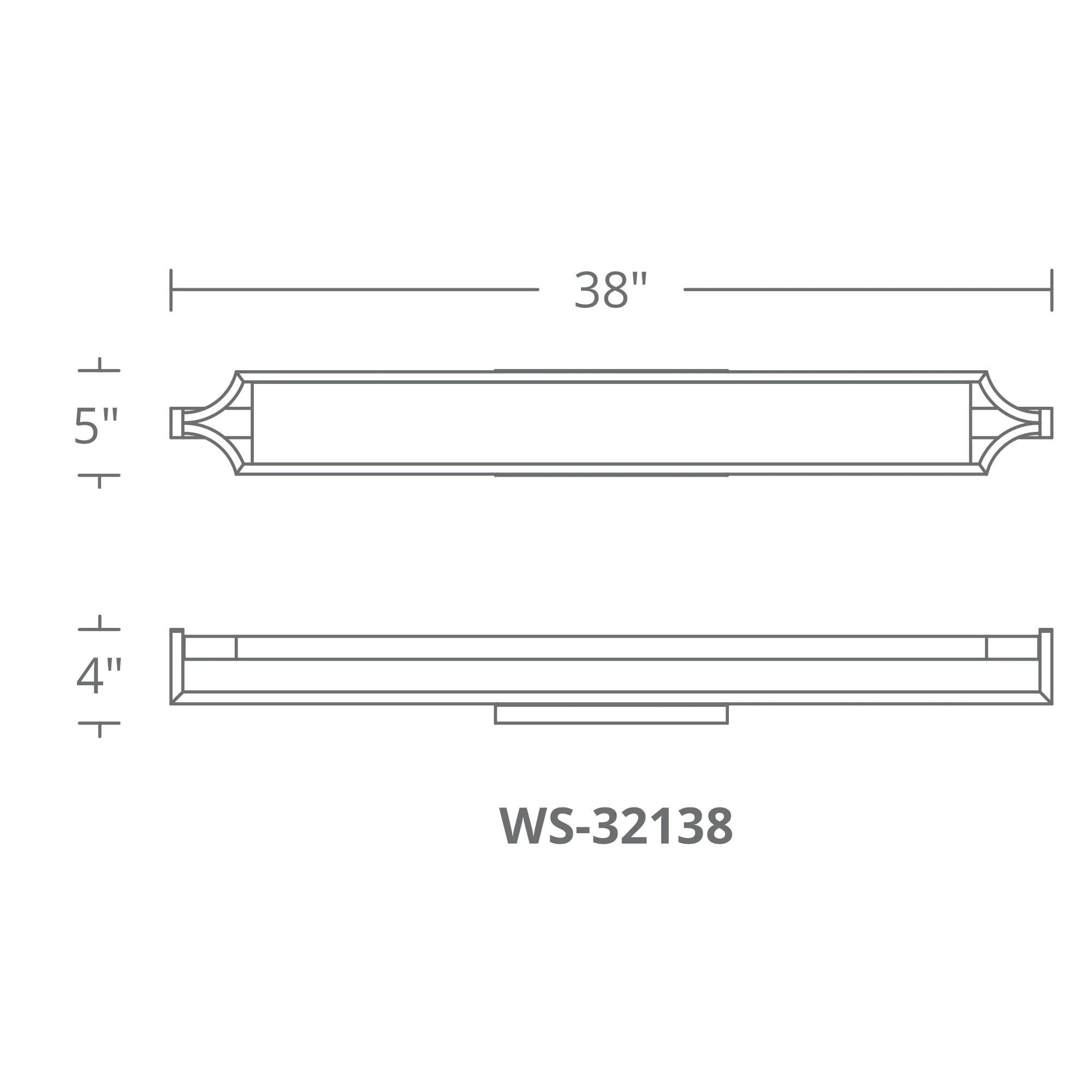 Emblem 38" LED Bathroom Vanity or Wall Light