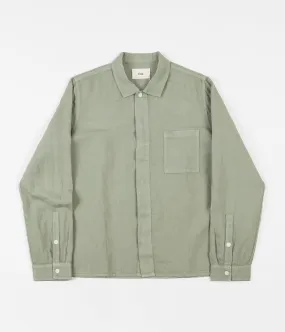 Folk Patch Shirt - Washed Green