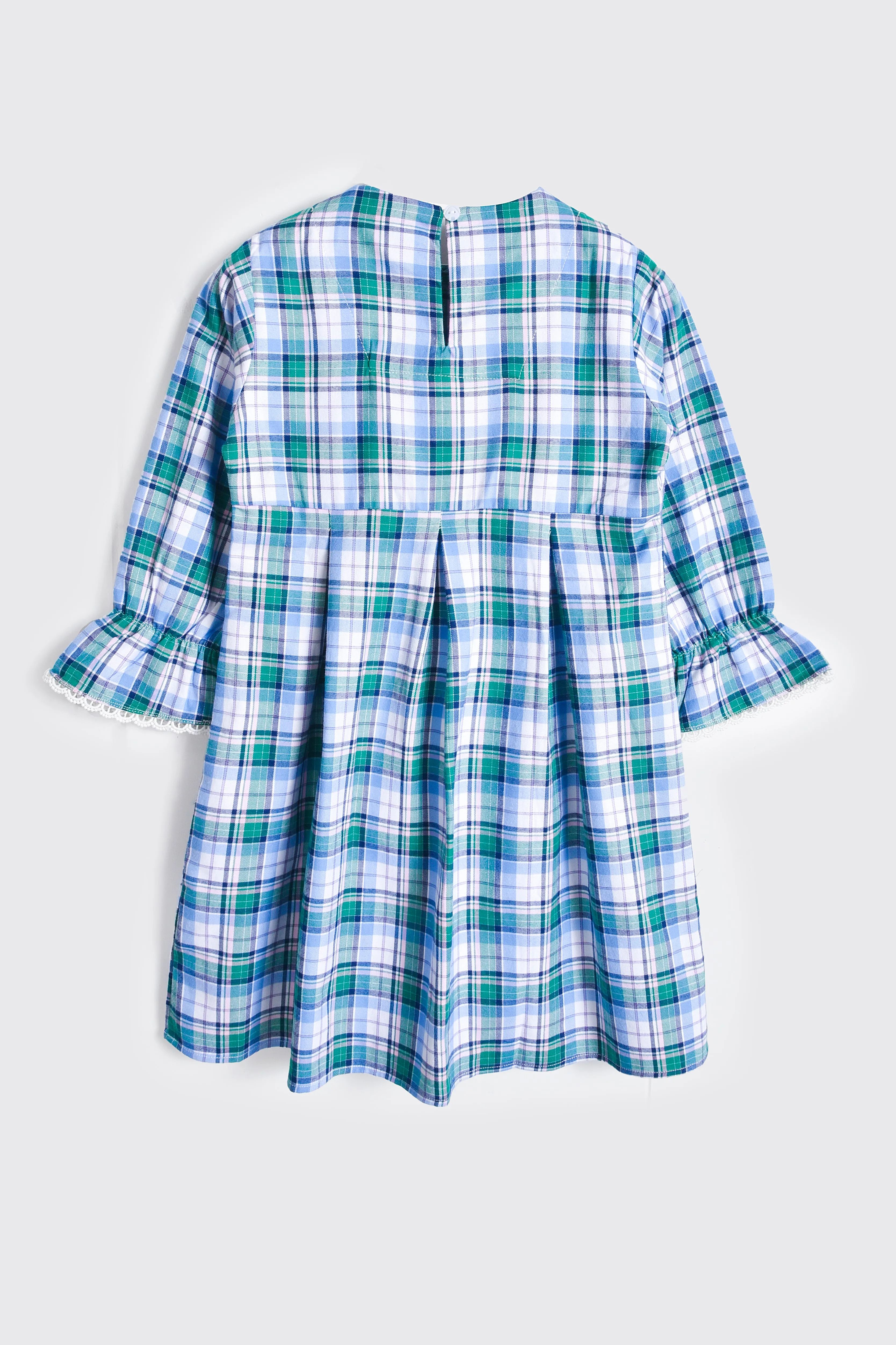 Green Check Flannel Top