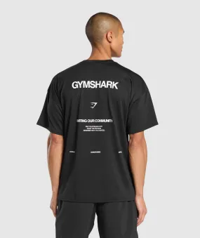 Gymshark Conditioning Apparel T-Shirt - Black