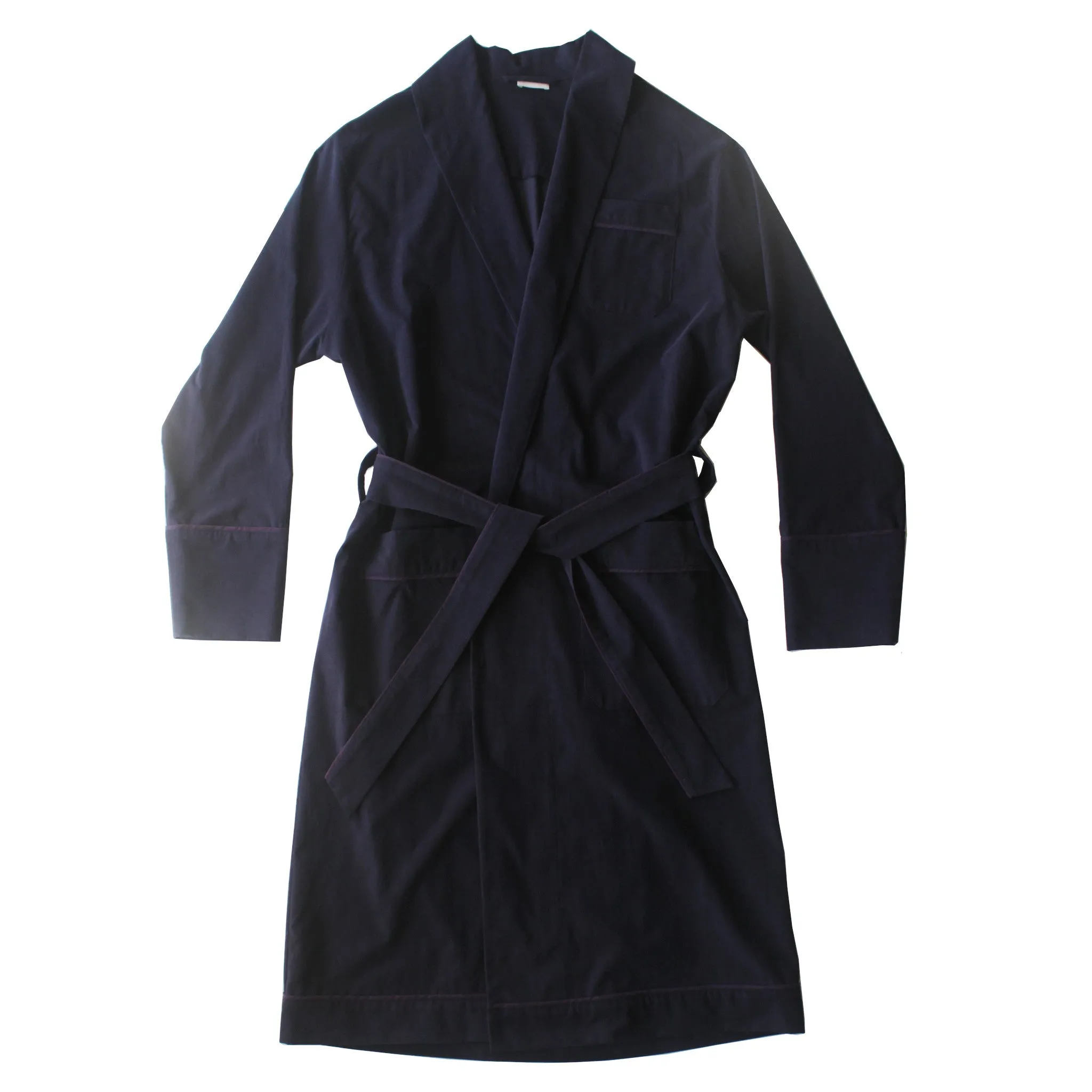 Janus Robe in Navy Italian Cotton Corduroy