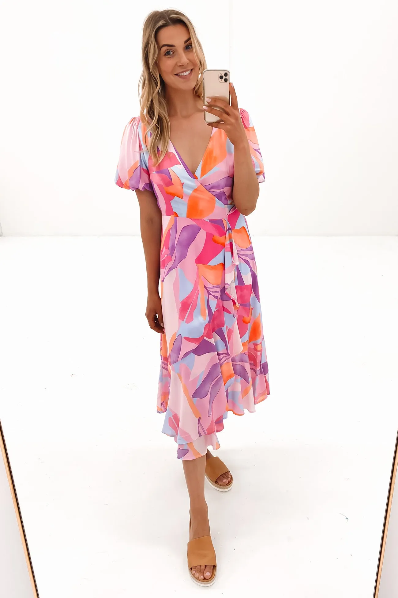 Laylah Midi Dress Multi