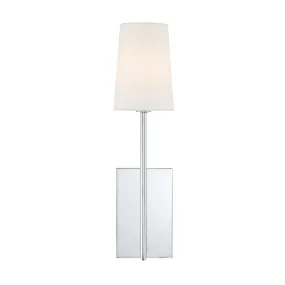 Lena 1 Light Polished Chrome Sconce