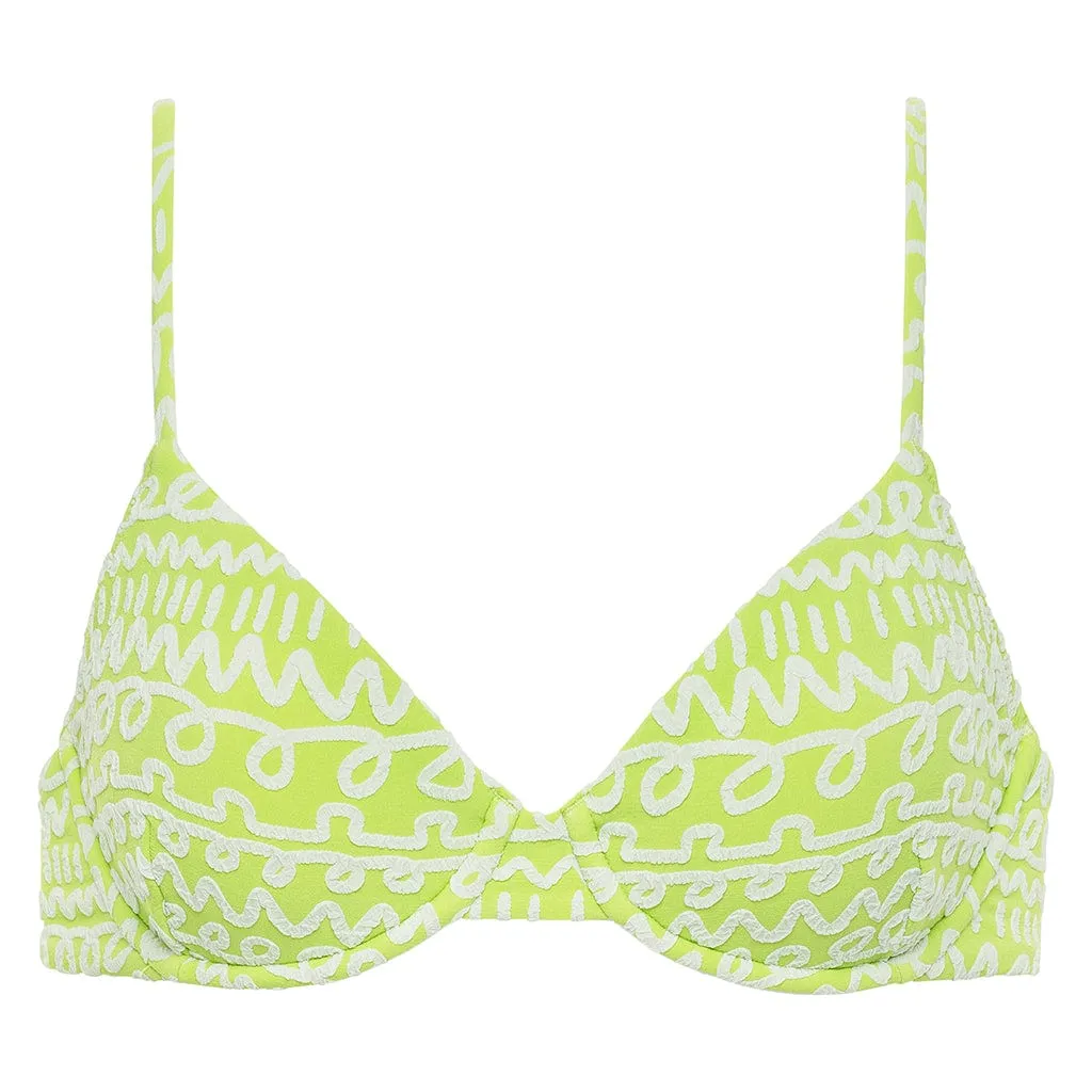 Lime Icing Dainty Bikini Top