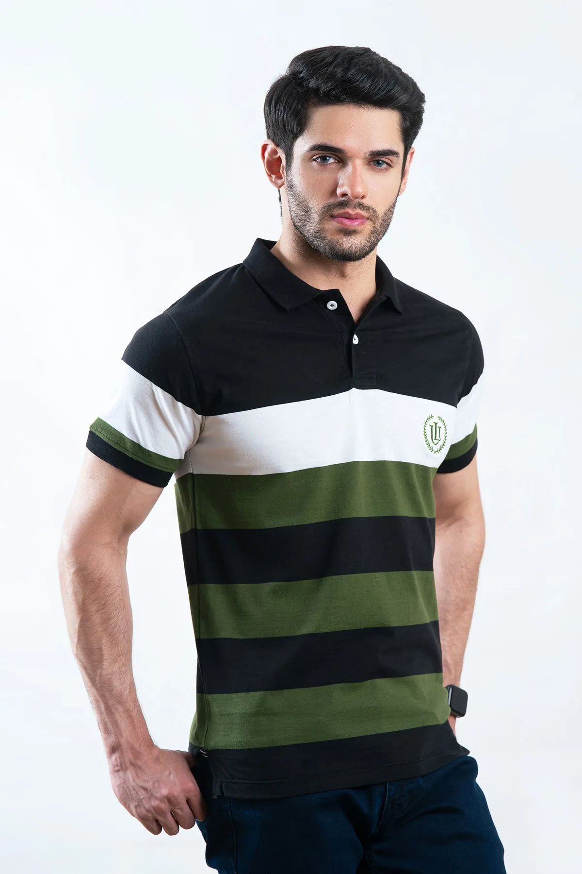 Mens "ASLAN" Summer Polo Short Sleeves T-Shirt