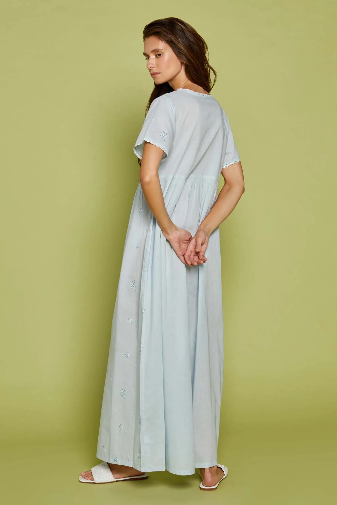 Nightdress Gardenia Blue