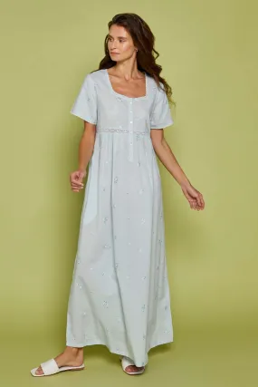 Nightdress Gardenia Blue