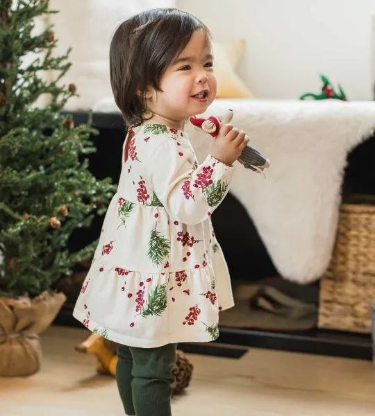 Organic Cotton Tunic Set - Winter Berries