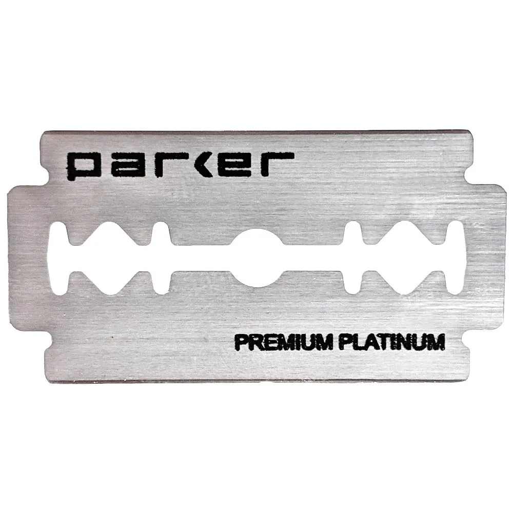 Parker Premium Platinum Double Edge Razor Blades (100)