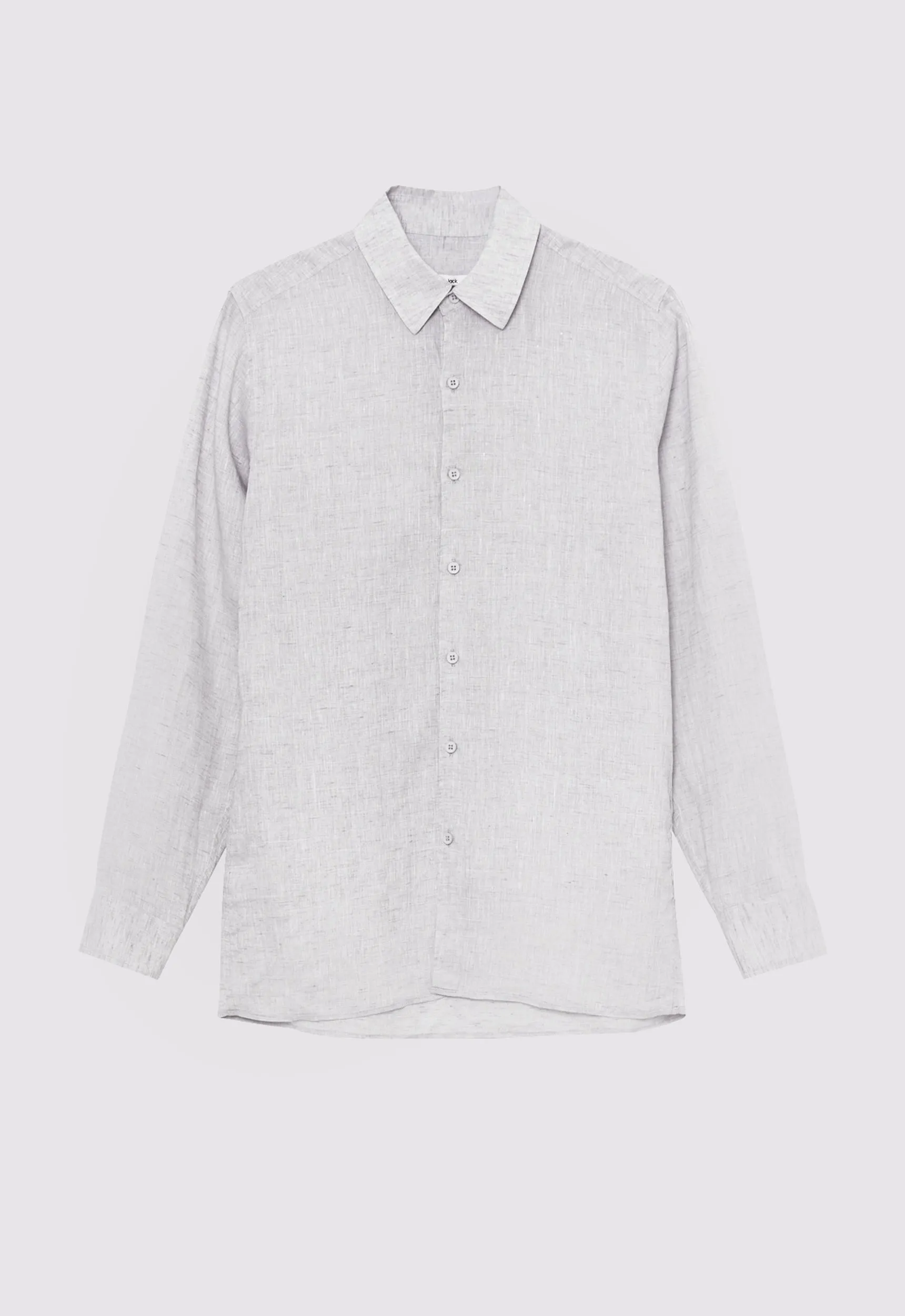 Peck Linen Shirt - Nimbus Grey