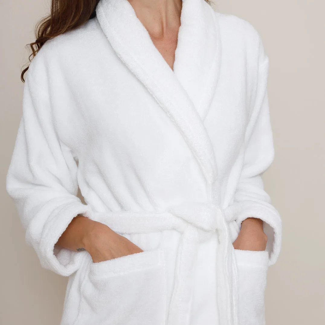 Plush Cotton Bath Robe