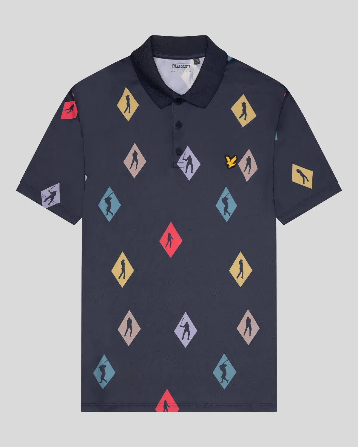 Polka Diamond Golf Polo Shirt