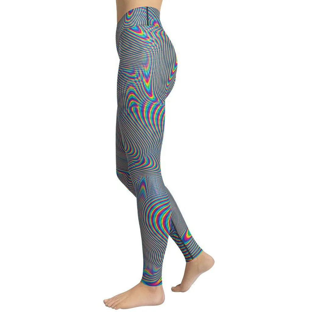 Psychedelic Abstract Yoga Leggings