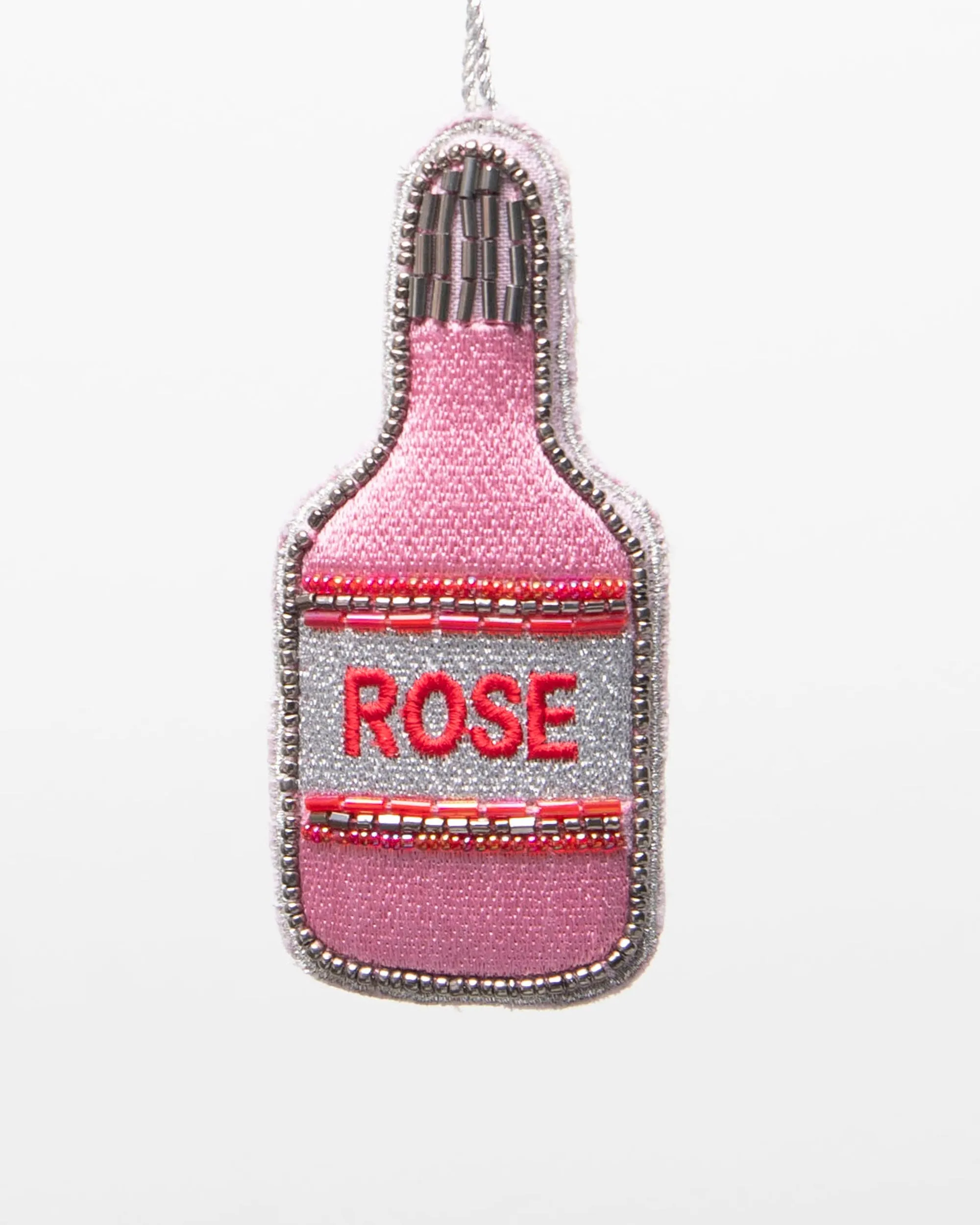 Rose Bottle - Rose Bottle Embellished Ornaments - Skippy Cotton