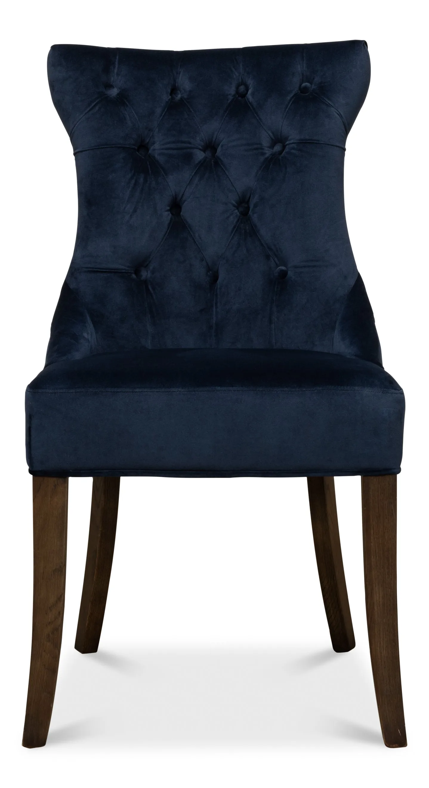 Sarreid - Sophie Side Chair  Blue Velvet - Blue - Transitional - set of 2