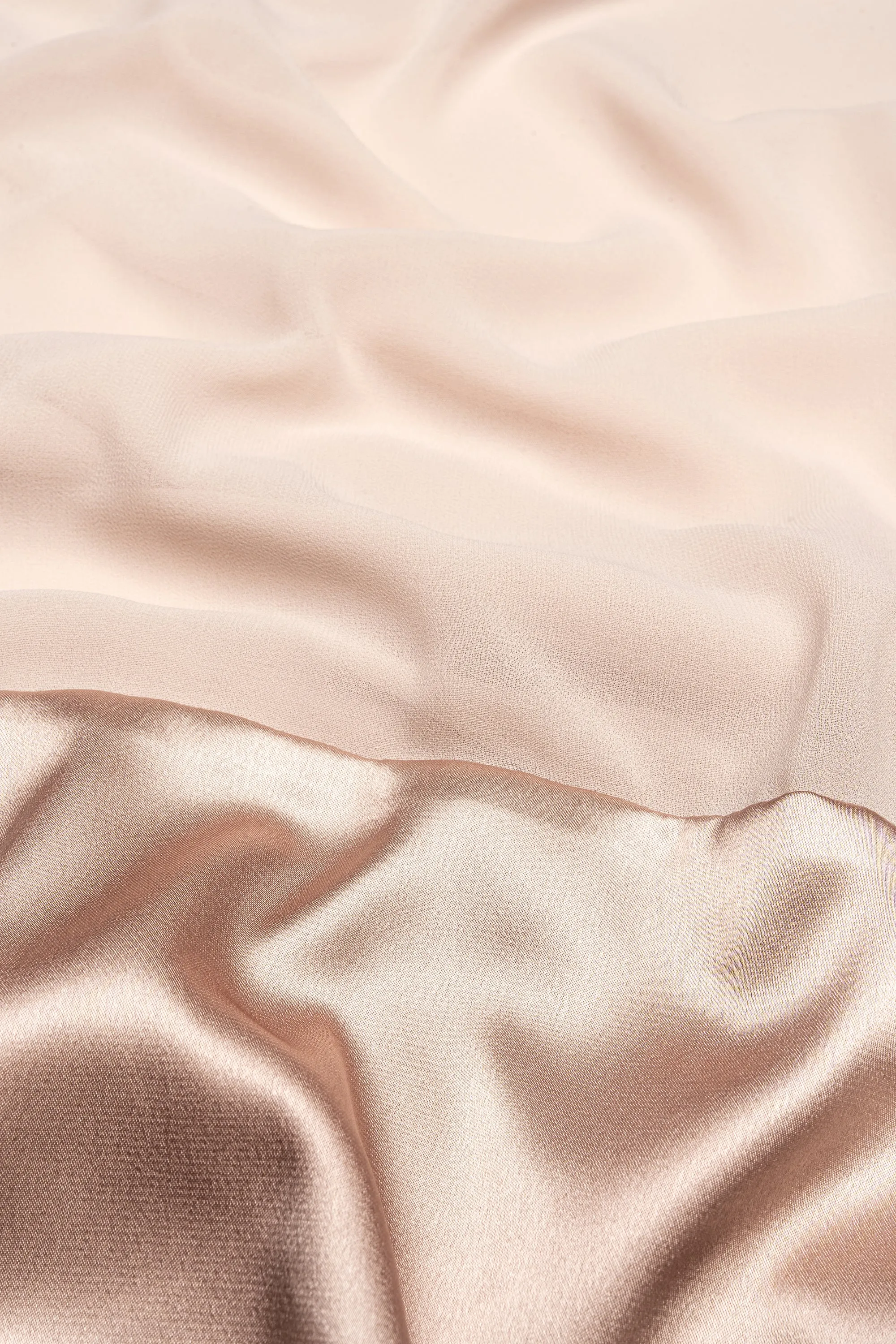 Satin–Edge Hijab - Pearl Opulence