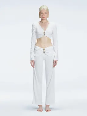 Sirenia White Top and Helena White Pants