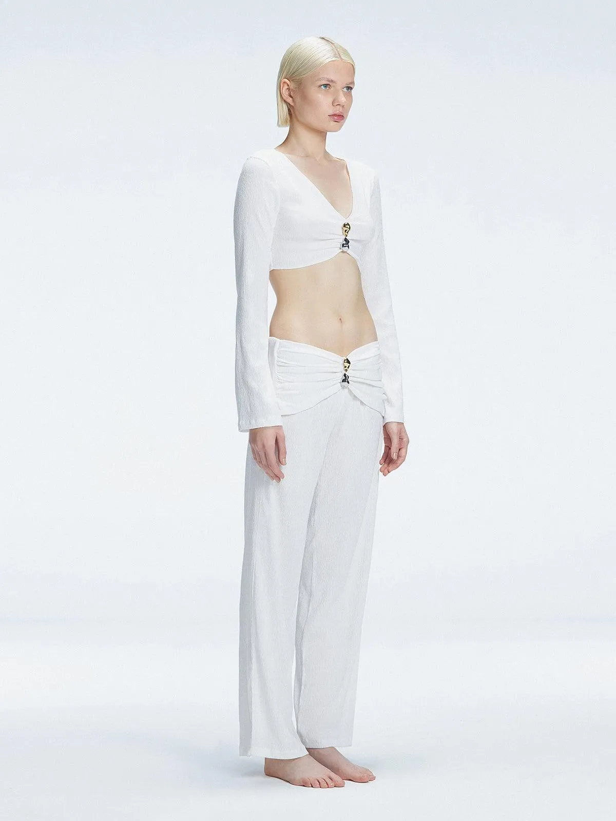 Sirenia White Top and Helena White Pants