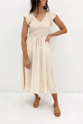 Tarli Midi Dress Latte