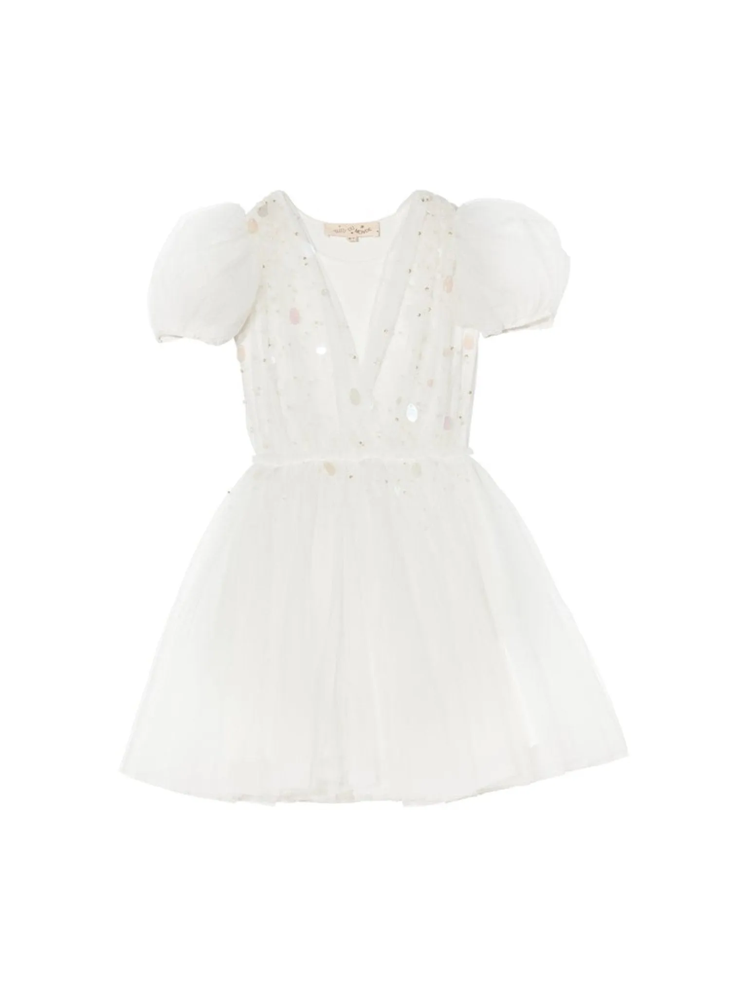 Tutu Du Monde Girls Lucky Charm Tutu Dress in Milk