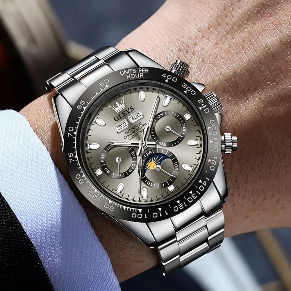 Wesley – Luxury Automatic Mechanical Chronograph Watch