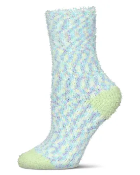 Women's 2 Pair Pack Tipped Cozy Crew Socks