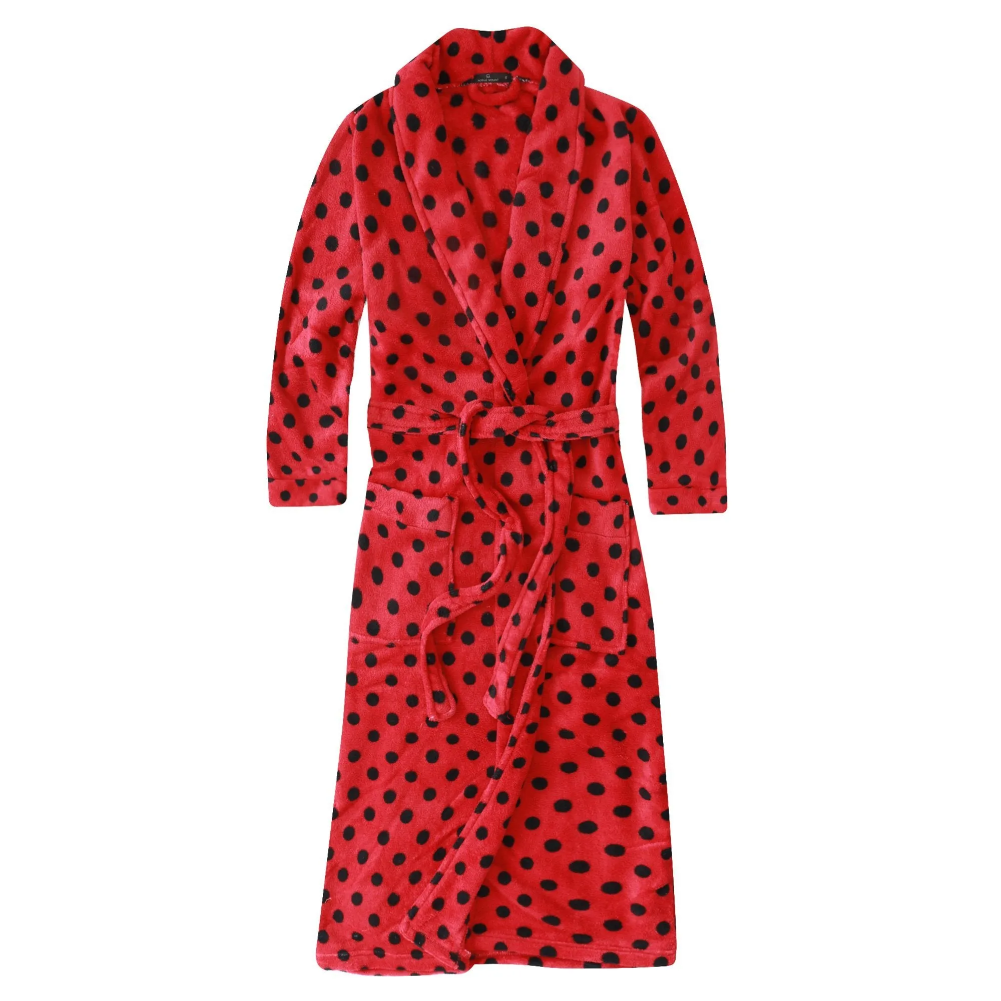 Women's Premium Coral Fleece Plush Spa Robe