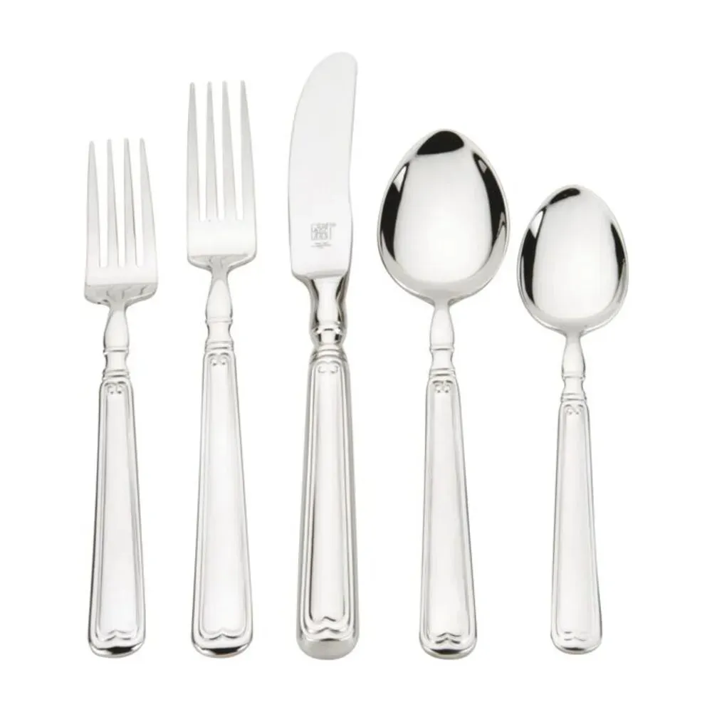 Zwilling 1011537 23 Piece Stainless Steel Vintage Flatware Set